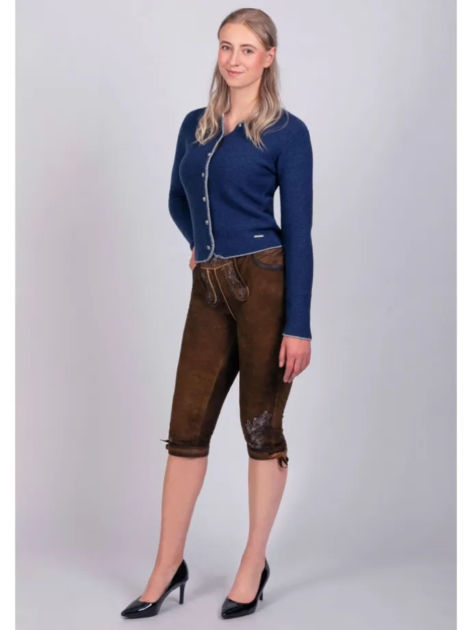 Lederhose in dunkelbraun
