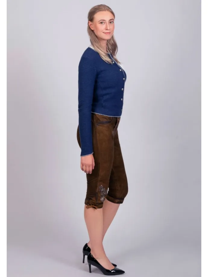Lederhose in dunkelbraun