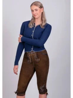 Lederhose in dunkelbraun
