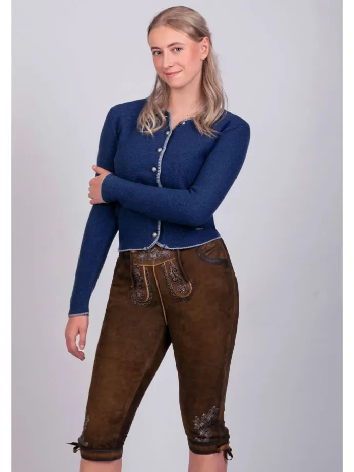 Lederhose in dunkelbraun