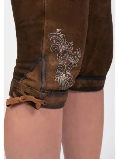 Lederhose in dunkelbraun