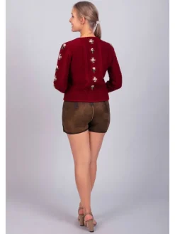 Lederhose in dunkelbraun