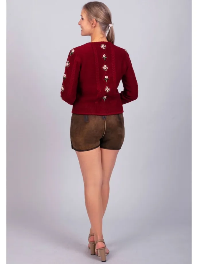Lederhose in dunkelbraun