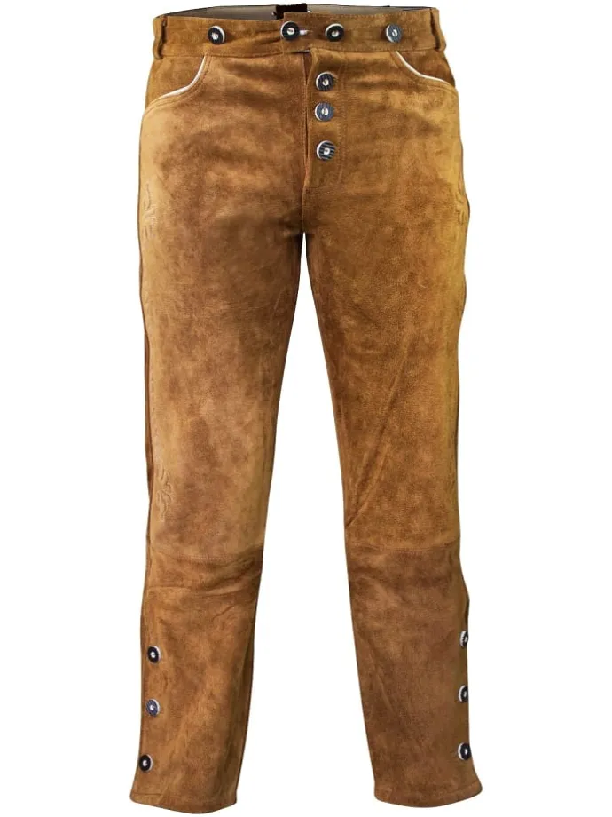 Lederhose in mittelbraun
