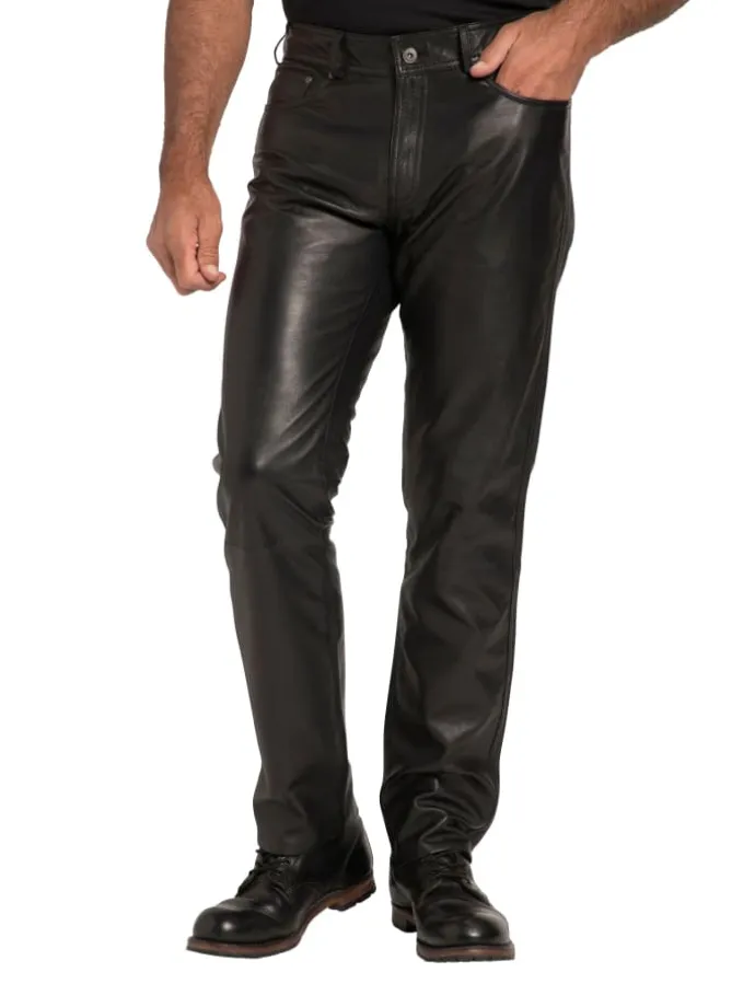 Lederhose in schwarz