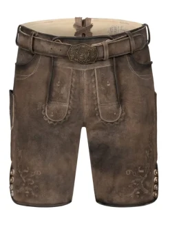 Lederhose kurz Winsen in Iced Coffee