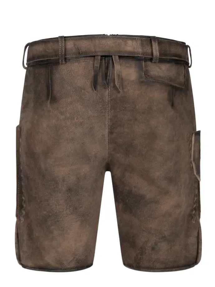 Lederhose kurz Winsen in Iced Coffee