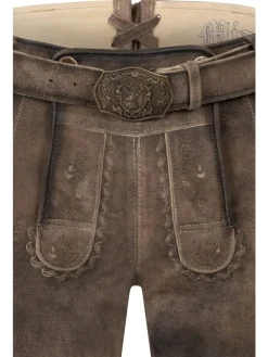 Lederhose kurz Winsen in Iced Coffee