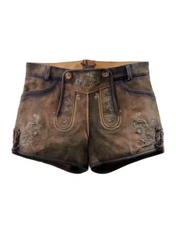 Lederhose MAILA in braun