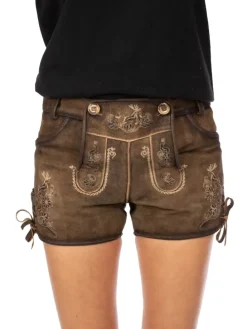 Lederhose MAILA in braun