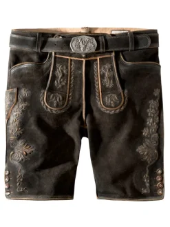 Lederhose Oliver in dunkelbraun