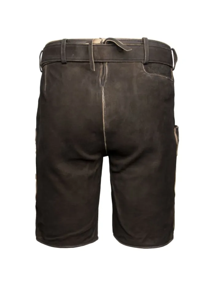 Lederhose Oliver in dunkelbraun