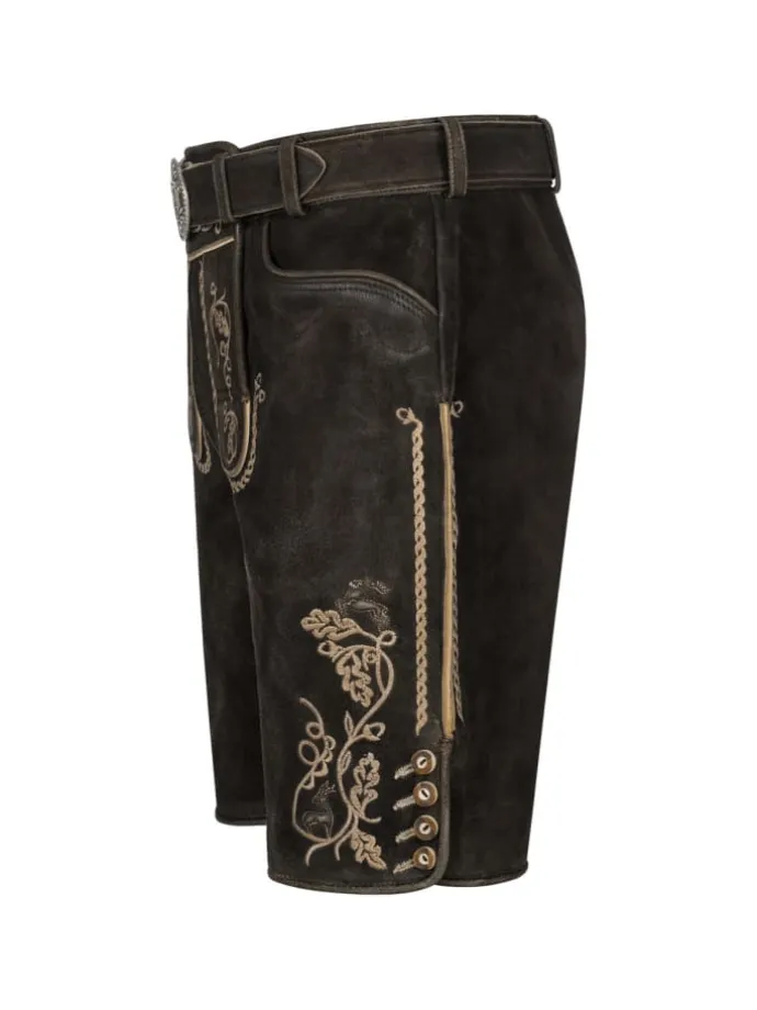 Lederhose Orlando in braun