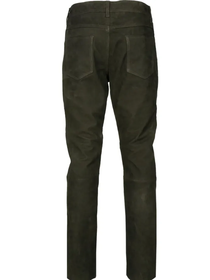 Lederhose Phill in oliv