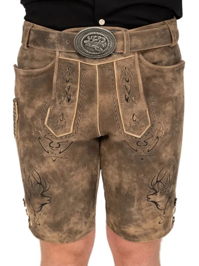 Lederhose URGSEE in braun