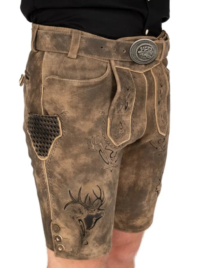 Lederhose URGSEE in braun