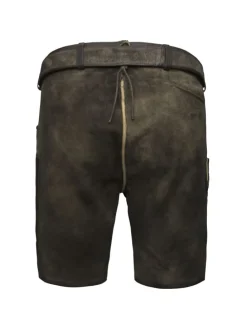 Lederhose Wayen in dunkelbraun