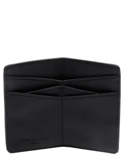 Leder-Kartenetui in Weiß - (B)10,2 x (H)7 x (T)1 cm
