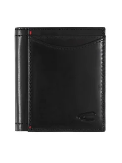 Leder-Kartenetui "Salamanca" in Schwarz - (B)9 x (H)10 x (T)1 cm