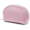 Leder-Kosmetiktasche "Zen" in Rosa - (B)13,5 x (H)8,5 x (T)5,5 cm