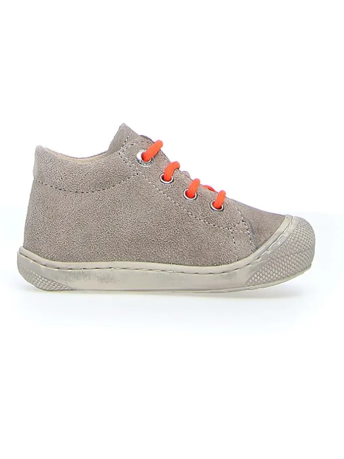 Leder-Lauflernschuhe "Cocoon" in Grau