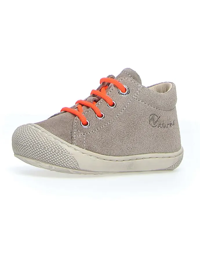 Leder-Lauflernschuhe "Cocoon" in Grau