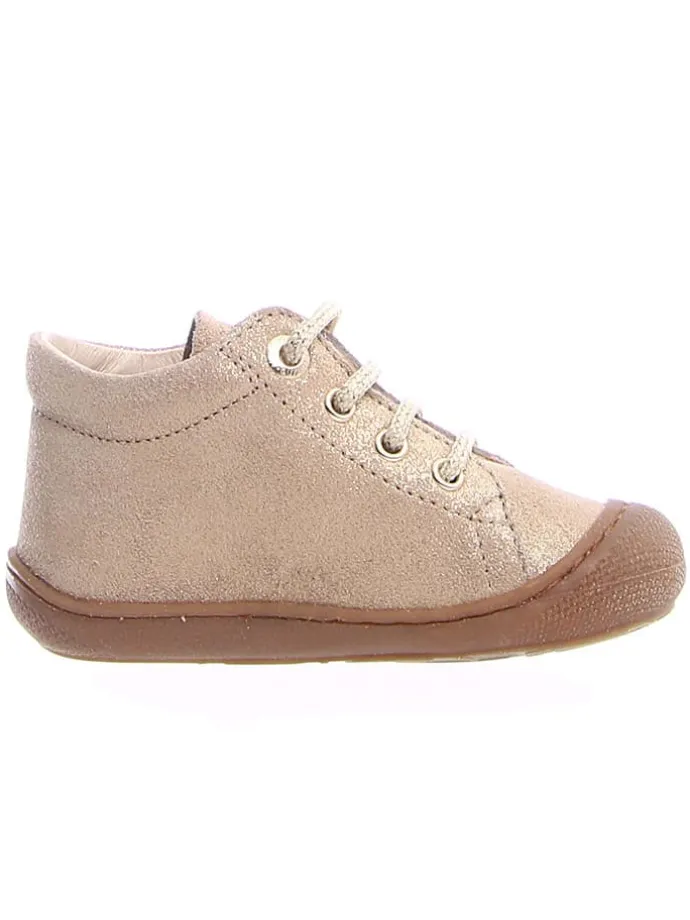Leder-Lauflernschuhe "Cocoon" in Beige