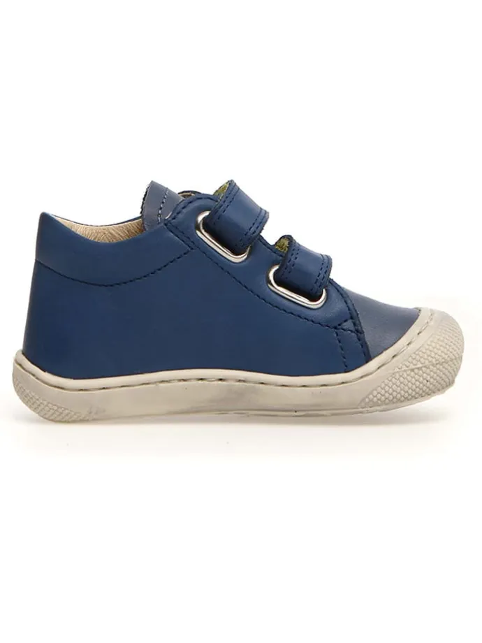 Leder-Lauflernschuhe "Cocoon" in Dunkelblau