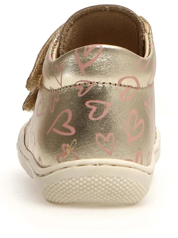 Leder-Lauflernschuhe "Cocoon" in Gold