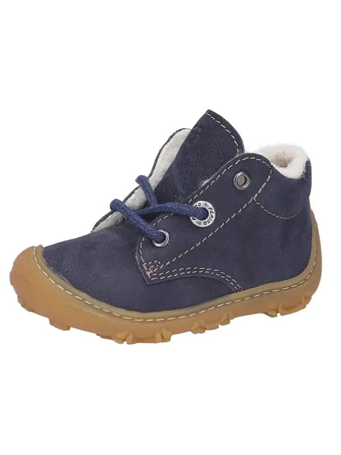 Leder-Lauflernschuhe "Colin" in Dunkelblau