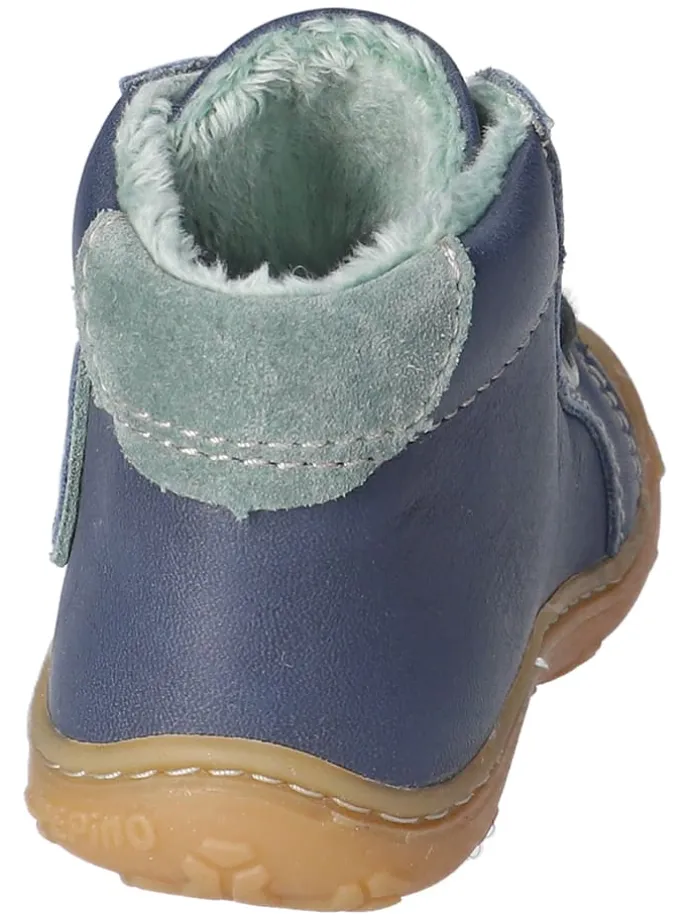 Leder-Lauflernschuhe "Georgie" in Dunkelblau