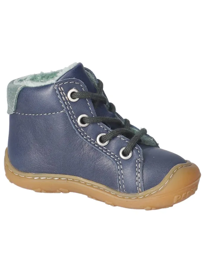 Leder-Lauflernschuhe "Georgie" in Dunkelblau