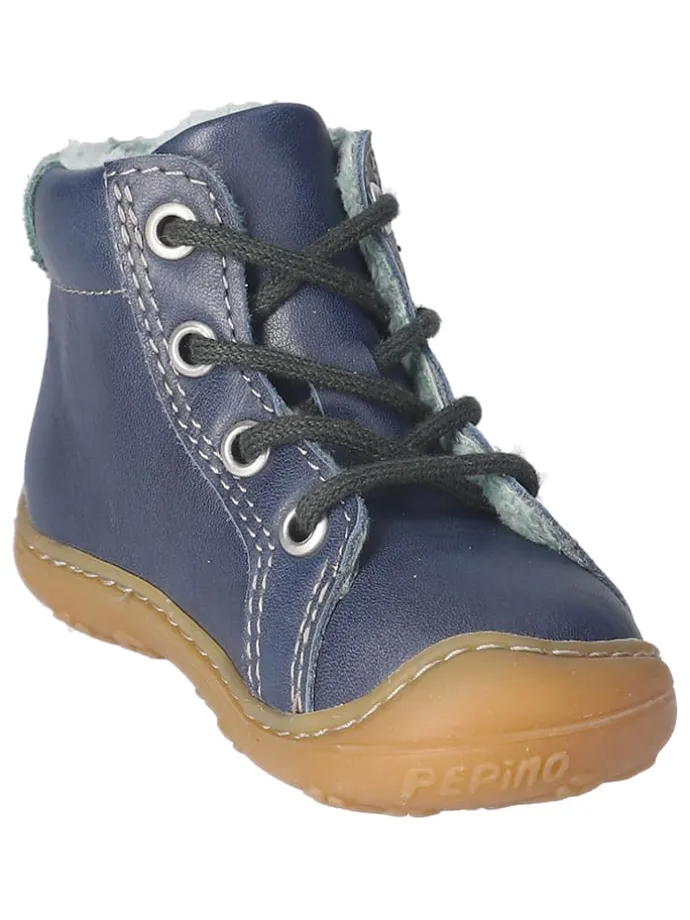 Leder-Lauflernschuhe "Georgie" in Dunkelblau