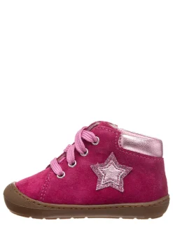 Leder-Lauflernschuhe in Pink