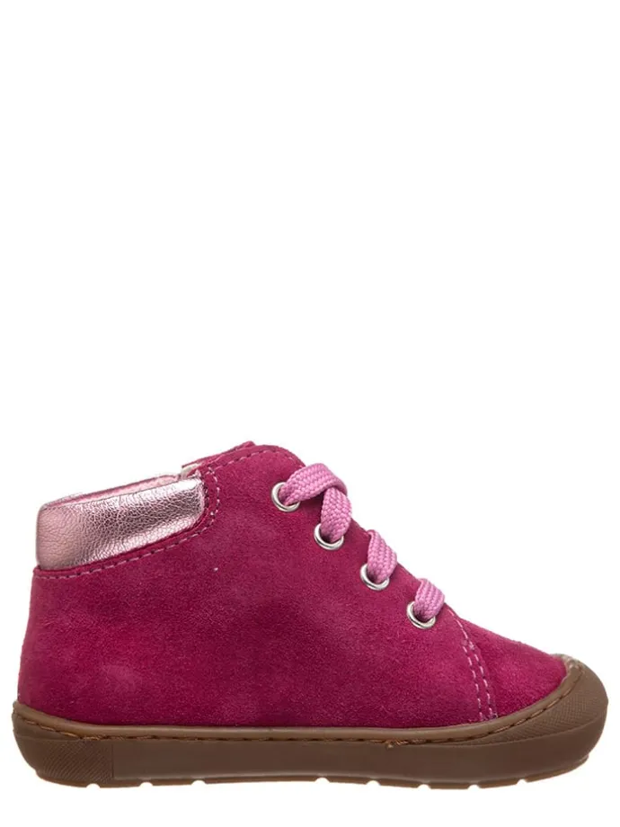 Leder-Lauflernschuhe in Pink