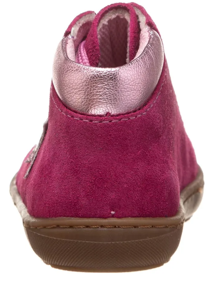 Leder-Lauflernschuhe in Pink