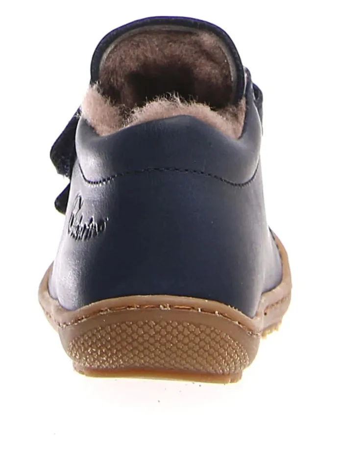 Leder-Lauflernschuhe "Racoon" in Dunkelblau