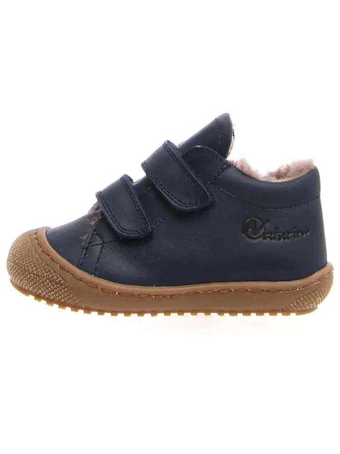 Leder-Lauflernschuhe "Racoon" in Dunkelblau