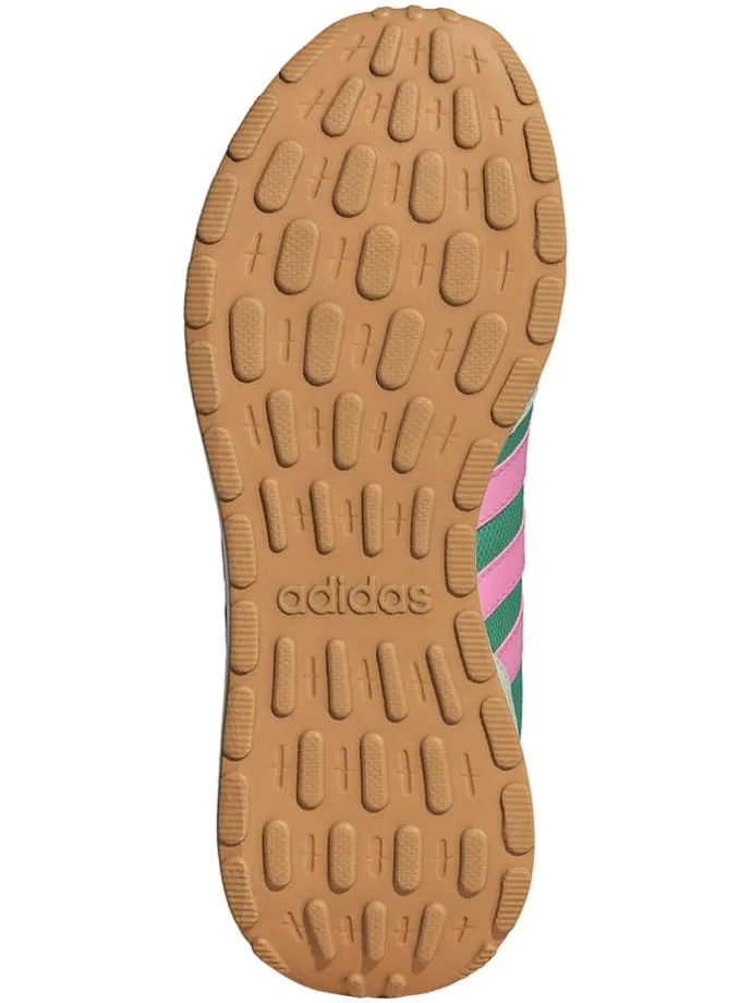 Leder-Laufschuhe "RUN 60s" in Grün/ Pink