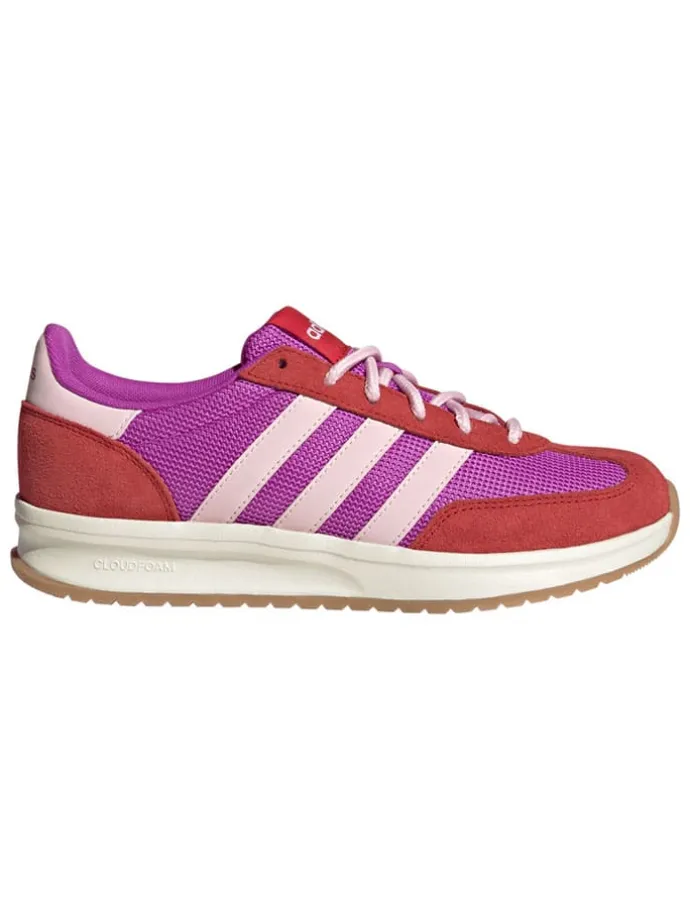 Leder-Laufschuhe "RUN 70s" in Lila/ Rot