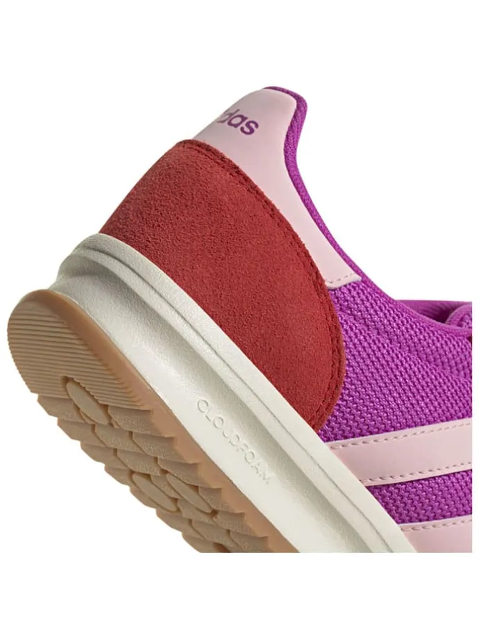 Leder-Laufschuhe "RUN 70s" in Lila/ Rot