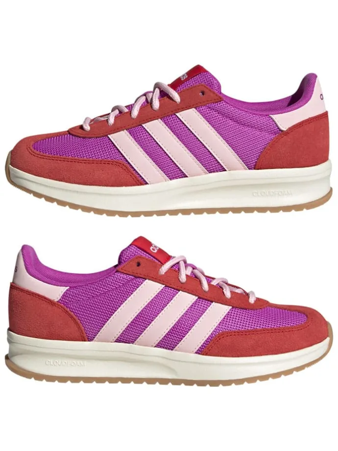 Leder-Laufschuhe "RUN 70s" in Lila/ Rot