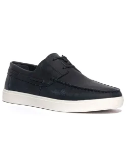 Leder-Mokassins "Avola" in Schwarz