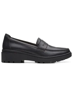 Leder-Mokassins "Calla Ease" in Schwarz