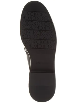 Leder-Mokassins in Schwarz