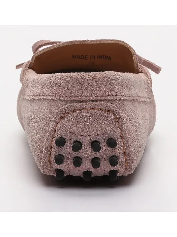 Leder-Mokassins "Newton" in Rosa