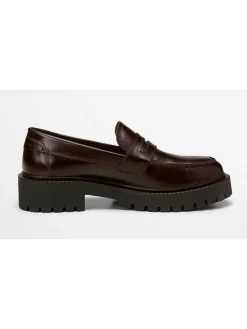 Leder-Mokassins