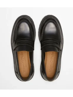 Leder-Mokassins