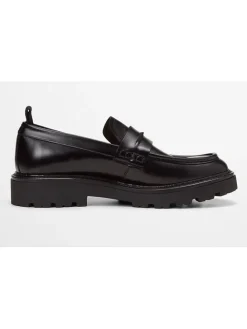 Leder-Mokassins
