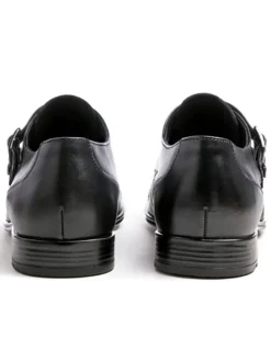 Leder-Monkstraps